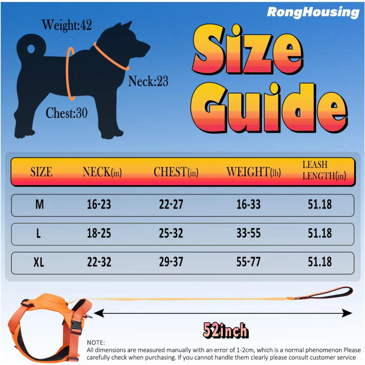 Dog Harness & Retractable Leash Set | Anti-Burst & Breathable