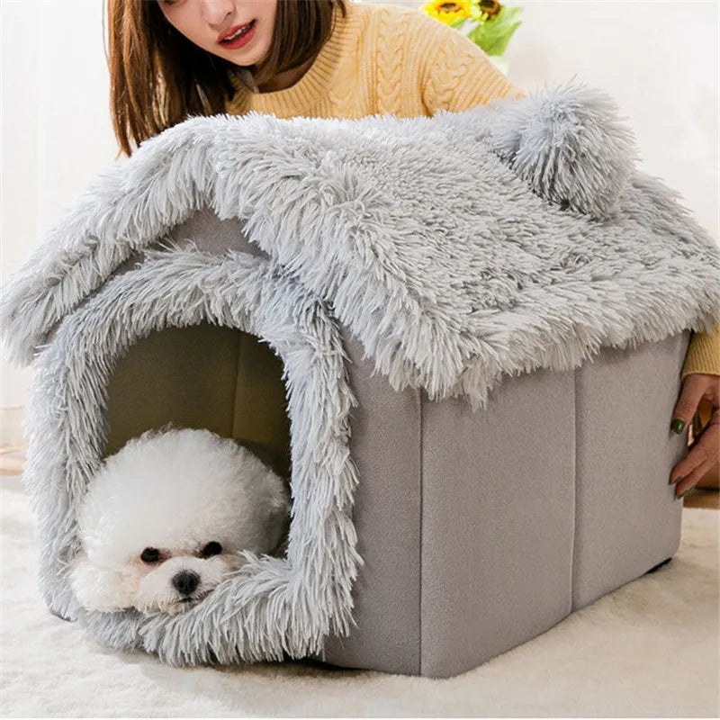 Extra-Soft Plush Pet Nest for Dogs and Cats