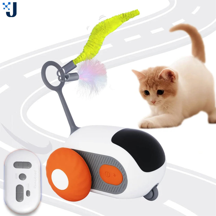 Cat Interactive Car Toy | Moving Mouse & Fun Ball