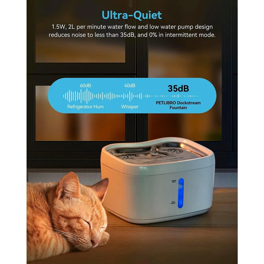 Wireless Cat Water Fountain with APP | Automatic Pet Hydration with Weight Sensor