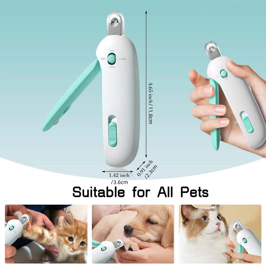 Professional Pet Nail Clippers |  Adjustable Dog & Cat Grooming Tool