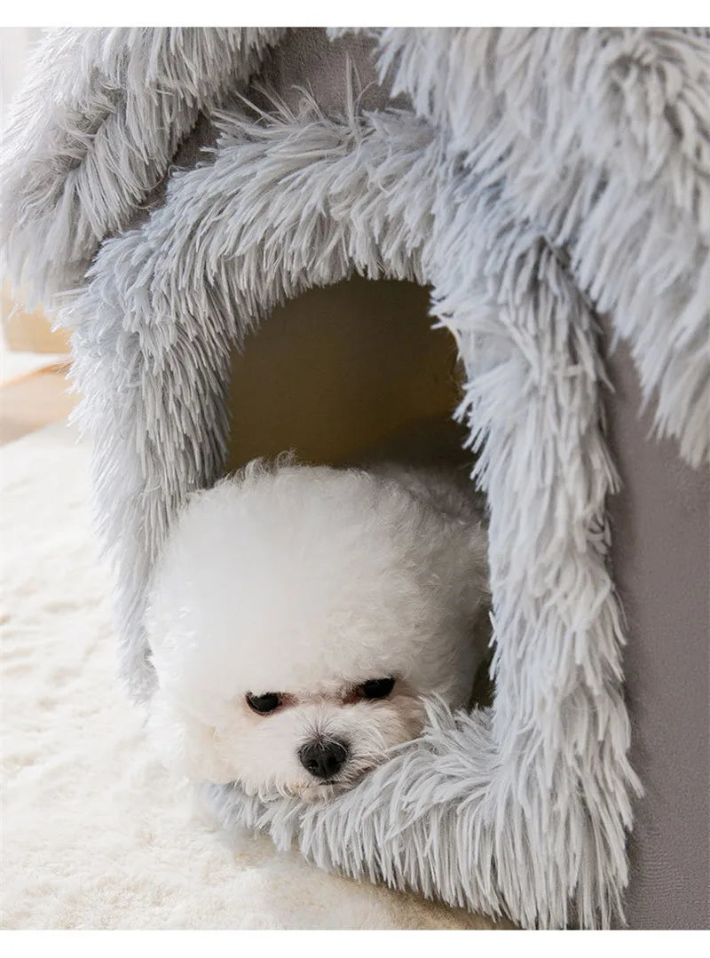 Extra-Soft Plush Pet Nest for Dogs and Cats